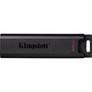 Memorie usb flash drive kingston data traveler max, 256gb, usb 3.2 gen2, negru,  Memorii USB | electropc.ro