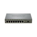 Switch d-link des-1008pa, 8 porturi 10/100mbps,  4 porturi poe 802.3af, desktop, fara management,  Switch-uri | electropc.ro