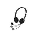 Casti genius hs-230u cu fir, negru,  Casti audio | electropc.ro