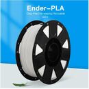 Creality ender pla 3d printer filament, white, 1kg, printing temperature: 200, filament diameter: 1.75mm, tensile strength: 60mpa, size of filament wheel: diameter 200mm, height 70mm, hole diameter 56mm.,  Accesorii imprimare 3D | electropc.ro