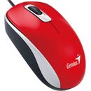 Mouse genius cu fir, optic, dx110, 1200dpi, rosu, plug and play, usb,  Mouse | electropc.ro
