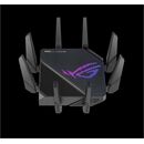 Asus tri-band wifi gaming router ax11000 pro, gt-ax11000 pro; network standard: ieee 802.11ax, ipv4, ipv6, segment ax11000 ultimate ax performance, 2.4ghz 1148mbps, 5g-1hz 4804mbps, 5g-2hz 4804mbps, 8 x antene detasabile, processor 2.0 ghz, 256mb nand fla,  Routere Wireless | electropc.ro