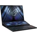 Laptop gaming asus rog zephyrus duo 16 gx650rx-lb201w, 16'' wquxga (3840x2400), amd ryzen™ 9 6900hx mobile processor (8-core/16-thread, 20mb cache, up to 4.9 ghz max boost), 32gb, 1tb ssd, nvidia® geforce rtx™  3080 ti, windows 11 home, black,  Laptopuri | electropc.ro