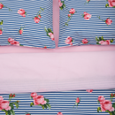 Lenjerie pat dbl, 100% bbc, 132tc, rose,  Lenjerii de pat | electropc.ro