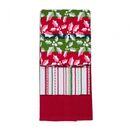 Set 3 prosoape bucatarie red xmas,  Prosoape Bucatarie | electropc.ro