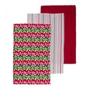Set 3 prosoape bucatarie red xmas,  Prosoape Bucatarie | electropc.ro