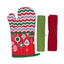 Set manusa bucatarie 3 piese craciun mix,  Seturi Textile Bucatarie | electropc.ro
