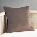 Fata de perna catifea 45x45 cm bej,  Fete de perna decorative | electropc.ro