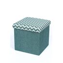 Taburet pliabil textil - zig zag,  Pufuri si Tabureti | electropc.ro