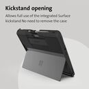 Kensington surface pro 8 rugged case - blackbelt rugged case with shoulder strap - black (k97580ww),  Huse tablete | electropc.ro