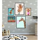 Set 5 tablouri decorative zebra fun,  Tablouri | electropc.ro
