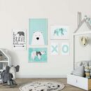 Set 6 tablouri decorative urs,  Tablouri | electropc.ro