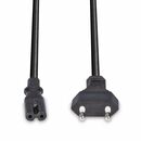 Cablu alimentare lindy euro c8 - iec c7, 5m, negru  description  connector a: euro mains plug connector b: iec c7 cable type: h03-vv-h2f 2 x 0.75mm² colour: black  https://www.lindy-international.com/mains-cable-with-euro-connector- 5m.htm?websale8=ld0101,  Adaptoare PowerLAN | electropc.ro
