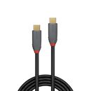 Cablu lindy 1.5m usb 3.2 type c to c cable, 20gbps, 5a, pd, anthra line,  Cabluri periferice | electropc.ro