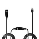 Cablu lindy 15m usb 3.0 active extension slim, negru,  Cabluri periferice | electropc.ro