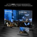 Cablu lindy 2m high speed hdmi, latime de banda 48gbps, 10240x4320@ 120hz, anthra line,  Cabluri video | electropc.ro