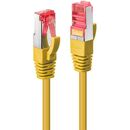 Cablu retea lindy ly-47762, 1m cat.6 s/ftp network, yellow,  Cabluri retea | electropc.ro