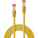Cablu retea lindy ly-47762, 1m cat.6 s/ftp network, yellow,  Cabluri retea | electropc.ro