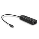 Lindy hub usb 3.1 type-c, 3x usb-a, 1x rj45,  Hub-uri USB | electropc.ro