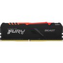 Memorie ram kingston fury beast, dimm, ddr4, 8gb, cl19, 3733mhz,  Memorii RAM Desktop | electropc.ro