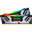 Memorie ram kingston fury renegade rgb, dimm, ddr5, 32gb, cl32, 6400mhz. kit of 2,  Memorii RAM Desktop | electropc.ro