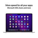 Apple macbook air 13.6" silver notebook apple m2 chip 8gb unified ram 512gb ssd (mid 2022),  Laptopuri | electropc.ro