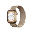 Apple watch s8 cellular 45mm gold stainless steel case with gold milanese loop,  SmartWatch-uri | electropc.ro