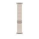 Apple watch ultra cellular, 49mm titanium case with starlight alpine loop - medium,  SmartWatch-uri | electropc.ro