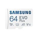 Card de memorie microsd samsung mb-mc64ka/eu, 64gb, adaptor sd, class 10,  Carduri memorie | electropc.ro