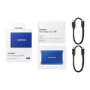 Ssd extern samsung t7, 2tb, blue, usb 3.1,  Hard Disk-uri externe | electropc.ro
