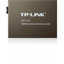 Switch media convertor tp-link, 2 porturi (1x100mbps sc, 10/100 mbps (rj-45)), bidi 10/100base-tx to 100base-fx (sc), single-mode, 20km, wdm type a (se foloseste in pereche cu mc112cs), single fiber, montabil in sasiu,  Media convertoare | electropc.ro