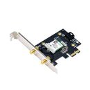 Asus pce-axe5400 wifi  bluetooth 5.2 pcie adapter, wi-fi 6, 2.4ghz / 5ghz / 6ghz, greutate: 49.7g, 2 x antene externe, pci-express x 1.,  Routere Wireless | electropc.ro