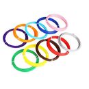 Creality filament 3d pentru 3d pen, kit 10 role/culori, 5m-rola, diametru 1.75mm, temperatura 60-100 c.,  Accesorii imprimare 3D | electropc.ro