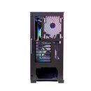 Carcasa inaza prism neagra, secc steel atx mid tower, fara sursa (tip atx, montata jos), interior vopsit negru, 2x2.5” (intern),2x3.5”/2.5” (intern), fata – 2x 200mm rgb led fan (inclus) si 3x 120mm fan (optional) / 2x 140mm fans (optional), spate – 1x 12,  Carcase | electropc.ro