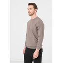 Bluza coton casual barbati taupe-xl,  Hanorace | electropc.ro