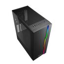 Carcasa sharkoon rgb slider, atx, fara sursa, black,  Carcase | electropc.ro