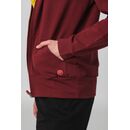 Hanorac coton casual femei burgundy-s,  Hanorace | electropc.ro