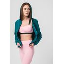 Hanorac coton casual femei petrol-l,  Hanorace | electropc.ro