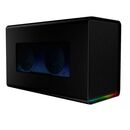 Placa video externa razer core x chroma external graphics enclosure with gaming-grade desktop power, ports, and razer chroma.  tech specs input & output thunderbolt™ 3 (connection to the system) 4 x usb 3.1 type-a gigabit ethernet internal power supply 70,  Periferice Diverse | electropc.ro