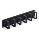 Triton org.cablu 2u 6 inele 70x85, negru,  Cabinete metalice | electropc.ro
