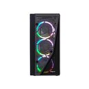 Carcasa segotep prime xl v2 neagra, spcc steel atx mid tower, fara sursa (tip atx, montata jos), interior vopsit negru, 2x 2.5”/3.5" (intern), 2x 2.5" (intern), fata – 3x 120mm led rgb fans (inlcus) / 2x 140mm (optional), spate - 1x 120mm fan (optional), ,  Carcase | electropc.ro