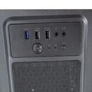 Carcasa spacer office, middle tower, atx, sursa 300w, 1 x fan, usb 2.0 x 2, usb 3.0 x 1, psu shroud, black „spcs-oc-top-300w”,  Carcase | electropc.ro