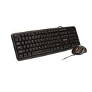 Kit tastatura si mouse spacer spds-s6201 cu fir, usb, tastatura „spkb- s62" + mouse optic „spmo-f01", black, „spds-s6201”,  Kit mouse tastatura | electropc.ro