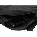 Rucsac laptop spacer spb18906 15.6", 1x compartiment, buzunar frontal, 2x buzunar lateral, waterproof, nylon, negru,  Genti laptop | electropc.ro