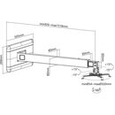 Suport de perete sopar 92-151cm, inclinare +/- 15 grade, rotire 360 de grade,  Accesorii videoproiectoare | electropc.ro