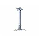 Suport de tavan telescopic sopar tapa white 23054, inaltime reglabila intre 43-65 cm, suporta pana la 12 kg, grad de inclinare de +/- 20° | +/- 10°, rotatie +/- 10°, din otel, alb,  Accesorii videoproiectoare | electropc.ro