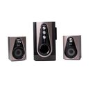 Boxe spacer 2.1, 30w rms ( 2x 5w + 20w), alimentare 220v, conectori bluetooth, usb, jack 3.5mm, radio fm, sd, rca, contine telecomanda wireless, negru,  Sisteme audio | electropc.ro