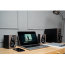 Boxe spacer 2.1, 30w rms ( 2x 5w + 20w), alimentare 220v, conectori bluetooth, usb, jack 3.5mm, radio fm, sd, rca, contine telecomanda wireless, negru,  Sisteme audio | electropc.ro