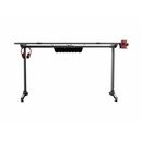 Bundle scaun gaming torin txt + birou gaming radiance red; scaun torin, ajustabil, material textil, piston pe gaz, manere reglabile, baza stea cu 5 picioare, greutate maxima admisa 150kg, perne detasabile,  rosu; birou gaming  radiance, material  otel car,  Birouri gaming | electropc.ro