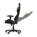 Bundle scaun gaming torin txt + birou gaming radiance yellow; scaun torin, ajustabil, material textil, piston pe gaz, manere reglabile, baza stea cu 5 picioare, greutate maxima admisa 150kg, perne detasabile, galben; birou gaming  radiance, material  otel,  Birouri gaming | electropc.ro